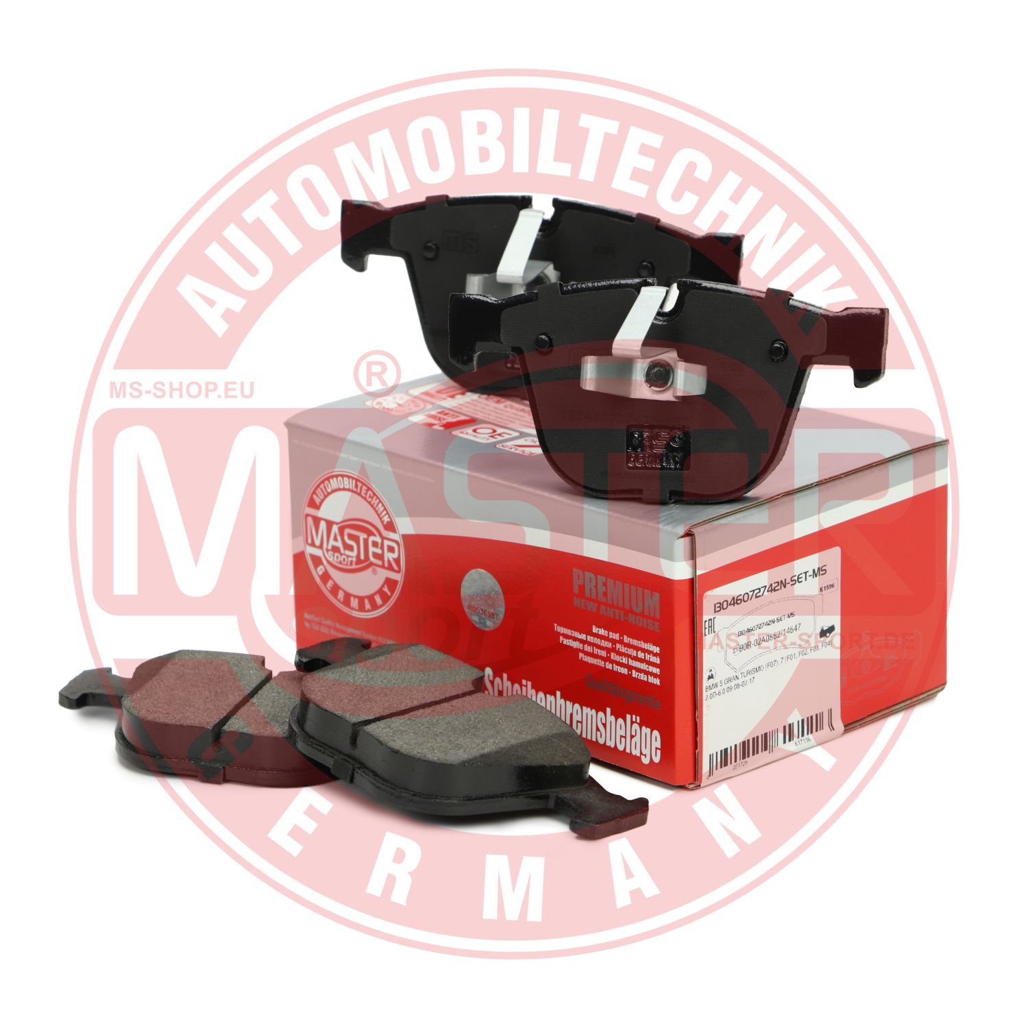 Placute frana MASTERSPORT GERMANY 13046072742N-SET-MS